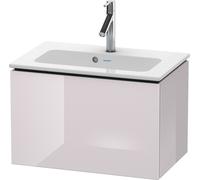 Duravit L-Cube Mueble de pared Compacto, 1 alargador, ancho: 620mm, para mí de Starck 234263, LC615602727, Color: Laca blanca lila alto brillo
