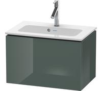 Duravit L-Cube Mueble de pared Compacto, 1 alargador, ancho: 620mm, para mí de Starck 234263, LC615603838, Color: Laca de alto brillo Dolomiti Grey