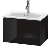 Duravit L-Cube Mueble de pared Compacto, 1 alargador, ancho: 620mm, para mí de Starck 234263, LC615604040, Color: Laca negra de alto brillo