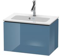 Duravit L-Cube Mueble de pared Compacto, 1 alargador, ancho: 620mm, para mí de Starck 234263, LC615604747, Color: Laca de alto brillo Stone Blue