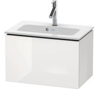 Duravit L-Cube Mueble de pared Compacto, 1 alargador, ancho: 620mm, para mí de Starck 234263, LC615608585, Color: Laca blanca de alto brillo