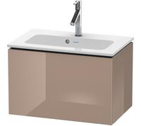 Duravit L-Cube Mueble de pared Compacto, 1 alargador, ancho: 620mm, para mí de Starck 234263, LC615608686, Color: Cappuccino laca alto brillo