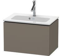 Duravit L-Cube Mueble de pared Compacto, 1 alargador, ancho: 620mm, para mí de Starck 234263, LC615609090, Color: Flanela Gris seda lacado mate