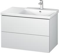 Duravit L-Cube Mueble de pared de 820mm de anchura, profundidad 481, 2 cajones, cabe \"P3 Comfort Artículo 233485, derecho de cuenca, LC624901818, Color: Blanco Mate Decoración