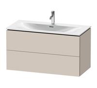 Duravit L-Cube Mueble de pared LC6308, 1020x481 mm, 2 cajones, para Viu 234410, LC630809191, Color: Decoración Topo