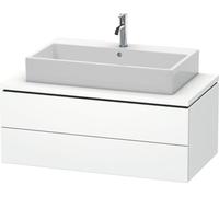 Duravit L-Cube Mueble para consola, ancho 1020, profundidad 547mm, 2 cajones, LC581901818, Color: Blanco Mate Decoración