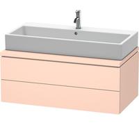 Duravit L-Cube Mueble para consola, ancho 1020, profundidad 547mm, 2 cajones, LC581902020, Color: Albaricoque Perla seda laca mate
