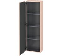 Duravit L-Cube semi-alta anchura de mueble 400mm, profundidad 243mm, 1 puerta, abatible a la izquierda, LC1168L2020, Color: Albaricoque Perla seda laca mate