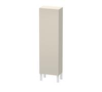 Duravit L-Cube semi-alta anchura de mueble 400mm, profundidad 243mm, 1 puerta, bisagra con bisagra a la derecha, LC1168R9191, Color: Decoración Topo