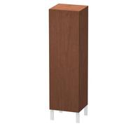 Duravit L-Cube semi-alta anchura de mueble 400mm, profundidad 363mm, 1 puerta, bisagra con bisagra a la derecha, LC1178R1313, Color: Chapa de madera auténtica de nogal americano