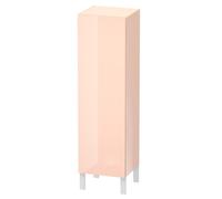 Duravit L-Cube semi-alta anchura de mueble 400mm, profundidad 363mm, 1 puerta, bisagra con bisagra a la derecha, LC1178R1010, Color: Perla de albaricoque laca de alto brillo