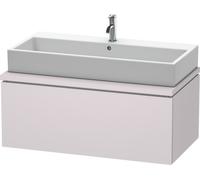 Duravit L-Cube Unidad de lavabo para consola Ancho 1020mm, profundidad 547mm, 1 extraíble, LC581408787, Color: Blanco Lila Seda Laca mate