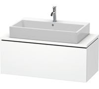 Duravit L-Cube Unidad de lavabo para consola, anchura 1020mm, profundidad 477mm, 1 extraíble, LC580401818, Color: Blanco Mate Decoración