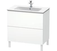 Duravit L-Cube Vanity unit vertical, anchura 820mm, profundidad 481mm, 2 extraíbles, adecuado para mí por Starck artículo 233683, LC662601818, Color: Blanco Mate Decoración
