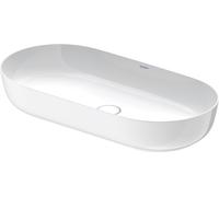 Duravit Luv lavabo 80x40 cm oval sobre encimera blanco 0379800000
