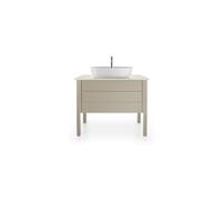 Duravit Luv mueble bajo lavabo, columna LU9569, 938 x 570 mm, 1 cajón, 1 extraíble, LU956906060, Color: Seda topo laca mate