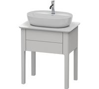 Duravit Luv Vanity unit, vertical LU9560, 1 extensión, anchura: 688mm, LU956003939, Color: Nórdico Seda blanca laca mate