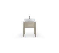 Duravit Luv mueble bajo lavabo, montante LU9560, 1 cajón, anchura 638mm, LU956006060, Color: Seda topo laca mate