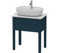 Duravit Luv mueble bajo lavabo, montante LU9560, 1 cajón, anchura 638mm, LU956009898, Color: Seda azul noche lacado mate