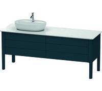 Duravit Luv Vanity vertical, 1733 x 570 mm, 2 cajones, 2 extraíbles, LU9568L9898, Color: Seda azul noche lacado mate