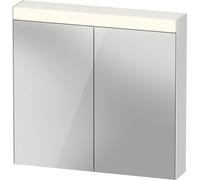 Duravit Luz y espejos Bette armario con espejos con iluminación, 2 puertas de espejo, 810x760x148mm, LM7831000001, Versión: FR Enchufe de red