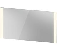 Duravit Luz y espejos Buen espejo con iluminación LED, paneles de luz laterales, altura 700mm, blanco mate, LM7869000000000, Longitud: 1300 mm