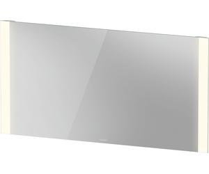 Duravit Luz y espejos El mejor espejo con iluminación LED, interruptor sensor, calefacción de espejo, paneles de luz laterales, altura 700 mm, blanco mate, LM7889D00000000, Longitud: 1300 mm