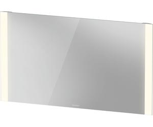 Duravit Luz y espejos El mejor espejo con iluminación LED, interruptor sensor, calefacción de espejo, paneles de luz laterales, altura 700 mm, blanco mate, LM7888D00000000, Longitud: 1200 mm