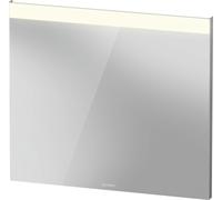 Duravit Luz y espejos El mejor espejo con iluminación LED, panel de luz superior, calefacción de espejo, altura 700 mm, blanco mate, LM7856D00000000, Longitud: 800 mm
