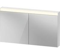 Duravit Luz y espejos Mejor armario con espejos con iluminación, 2 puertas de espejo, 1310x760x148mm, LM7874000002, Versión: CH Enchufe de red