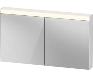 Duravit Luz y espejos Mejor armario con espejos con iluminación, 2 puertas de espejo, 1310x760x148mm, LM7874000000, Versión: EN Enchufe de red