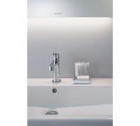 Duravit Luz y espejos Mejor espejo con iluminación LED, interruptor sensor, calefacción de espejo, iluminación indirecta, altura 700mm, blanco brillo intenso, LM7827D00000000, Longitud: 1000 mm