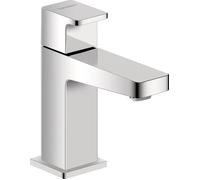 Duravit Manhattan grifo de columna, 90 mm de proyección, sin desagüe automático, MH1080002010, Color: Cromo alto brillo