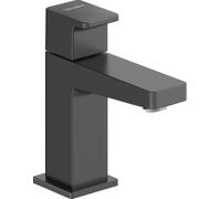 Duravit Manhattan grifo de columna, 90 mm de proyección, sin desagüe automático, MH1080002046, Color: Negro Mate