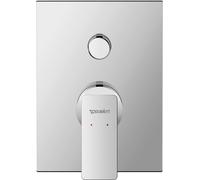 Duravit Manhattan Juego de mezclador monomando empotrado, 2 consumidores, cromo,