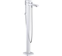 Duravit Manhattan Mezclador monomando de bañera de pie, proyección 232 mm, consumidor 2, MH5250000010, Color: Cromo alto brillo