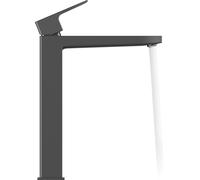 Duravit Manhattan Mezclador monomando de lavabo, 181 mm de saliente, sin desagüe automático, MH1040002046, Color: Negro Mate