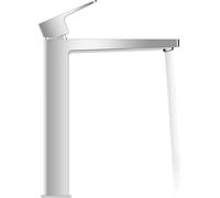 Duravit Manhattan Mezclador monomando de lavabo, 181 mm de saliente, sin desagüe automático, MH1040002010, Color: Cromo alto brillo