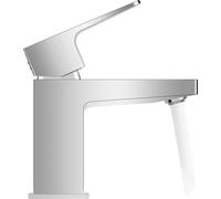 Duravit Manhattan Mezclador monomando de lavabo, 95 mm de saliente, sin desagüe automático, MH1010002010, Color: Cromo alto brillo