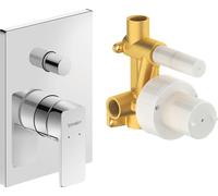 Duravit Manhattan monomando modelo empotrado set, 2 consumidores, cromo,