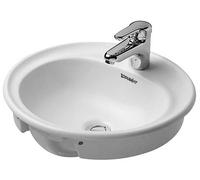 Duravit Manua lavabo 48x48 cm circular empotrado blanco brillante 5220480000
