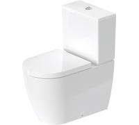 Duravit ME by Starck combinación de inodoro de pie, enrasado, para cisternas de superficie, 370x650mm, blanco alto brillo con DuraShield, 217009AA00