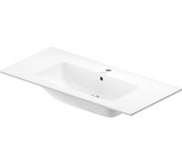 Duravit ME by Starck lavabo 123x49 cm rectangular clásico-para mueble-con encimera blanco 2336120060