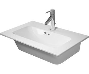 Duravit ME by Starck lavabo con mueble Compact, con rebosadero, 1 orificio para grifo, con orificio para grifo, 630mm, 2342630000, Color: Blanco