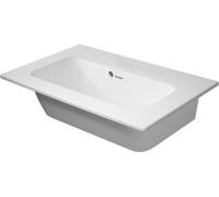 Duravit ME by Starck lavabo con mueble Compact, con rebosadero, sin agujero para grifo, con agujero para grifo, 630 mm, 2342633260, Color: Seda blanca mate