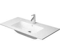 Duravit ME by Starck lavabo con mueble, con rebosadero, 1 agujero para grifo, 1030mm, 233610AC00, Color: Blanco satinado mate con DuraShield