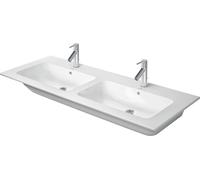 Duravit ME by Starck lavabo 130x49 cm rectangular clásico-para mueble-doble blanco 23361300001