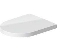 Duravit ME by Starck tapa WC, tapa de wc con mecanismo de cierre suave y lento, asiento de inodoro de urea duroplast, tapadera wc con bisagras de acero inoxidable, tapa de inodoro blanco