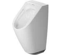 Duravit ME by Starck Urinario Duravit Rimless, urinario electrónico para conexión a la red, sin mosca, con mandos, 2809310093, Color: Blanco