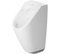 Duravit ME by Starck urinario, urinario electrónico para conexión a pilas, sin borde, sin tapa, con mando, blanco alto brillo con DuraShield, 280931AA00